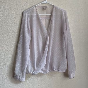 Loft White Blouse